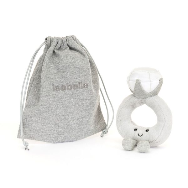 Amuseables Diamond Ring with Personalised Bag