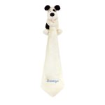 Personalised Bashful Black & Cream Puppy Soother