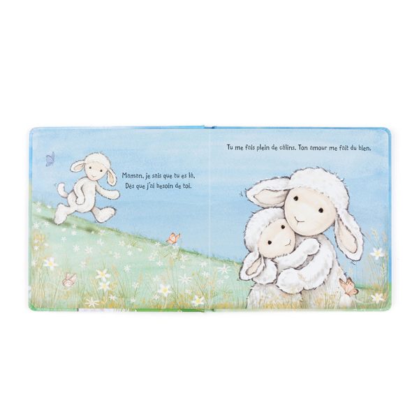 Agneau Timide Et Sa Maman Livre and Bashful Lamb Medium