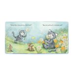 When I Wonder Book and Bashful Grey Kitty Medium