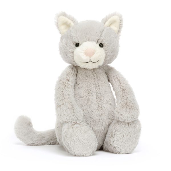 When I Wonder Book and Bashful Grey Kitty Medium
